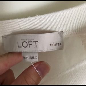 LOFT Tops - Loft blouse with lace sleeves LOFT Tops - Loft blouse with lace sleeves